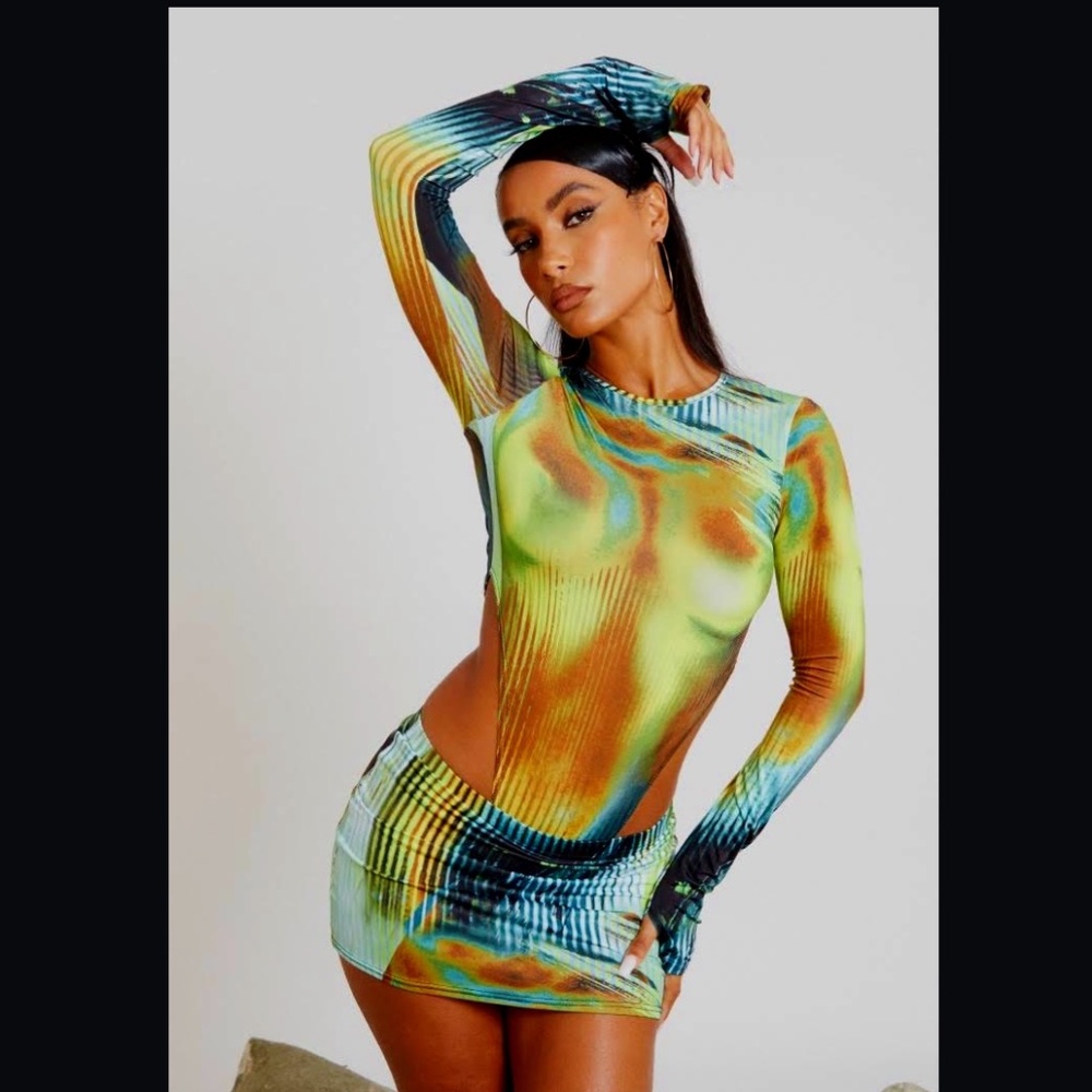 MULTI Color BODY PRINT set Brand New with tags